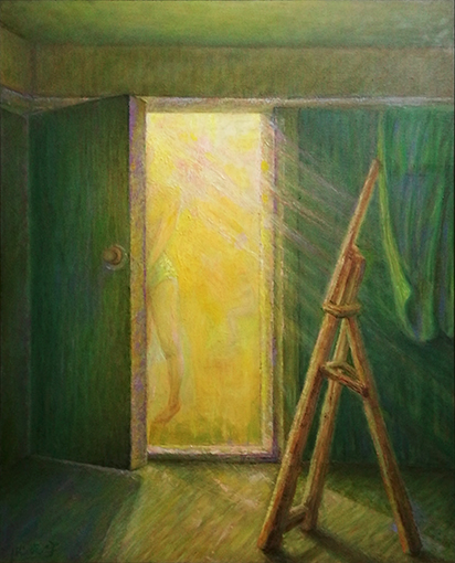 《何去何从》规格：100cmx80cm